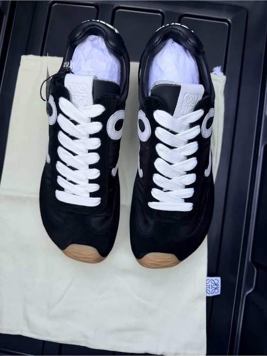 Loewe Shoes - LOEWE Ballet Runner 2.0 Sneakers Black White Women’s US 5.5 EU 35 New